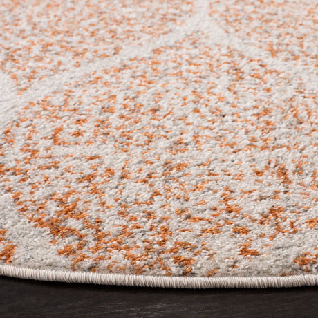 Safavieh Madison 5'-3" x 5'-3" Rug in Cream / Orange