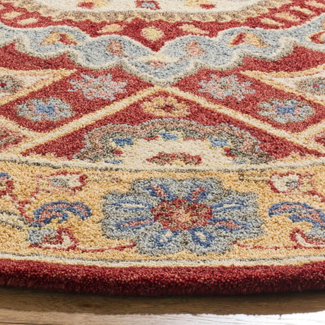 Safavieh Antiquity 6'-0" x 6'-0" Rug in Red / Orange
