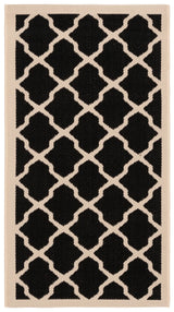 Safavieh Courtyard 2'-0" x 3'-7" Rug in Black / Beige