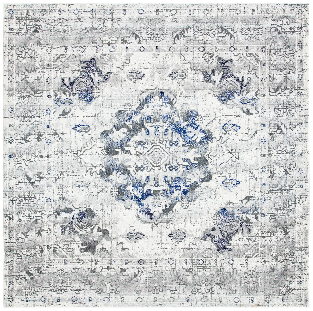 Safavieh Monaco 6'-7" x 6'-7" Rug in Ivory / Grey