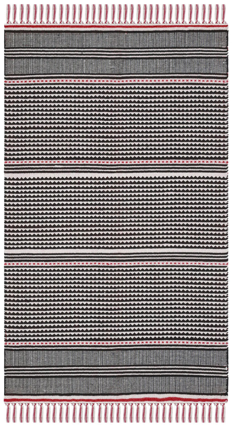 Safavieh Montauk 3'-0" x 5'-0" Rug in Red / Multi