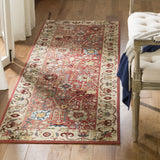 Safavieh Kashan 2'-6" x 10'-0" Rug in Red / Beige