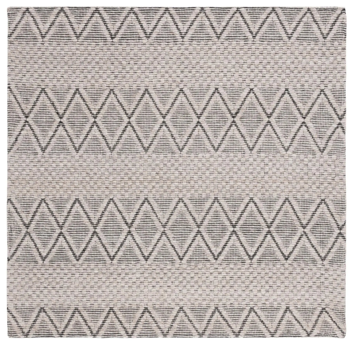 Safavieh Marbella 6'-0" x 6'-0" Rug in Silver / Black
