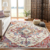 Safavieh Crystal 10'-0" x 14'-0" Rug in Light Blue / Burgundy