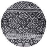 Safavieh Adirondack 6'-0" x 6'-0" Rug in Silver / Black
