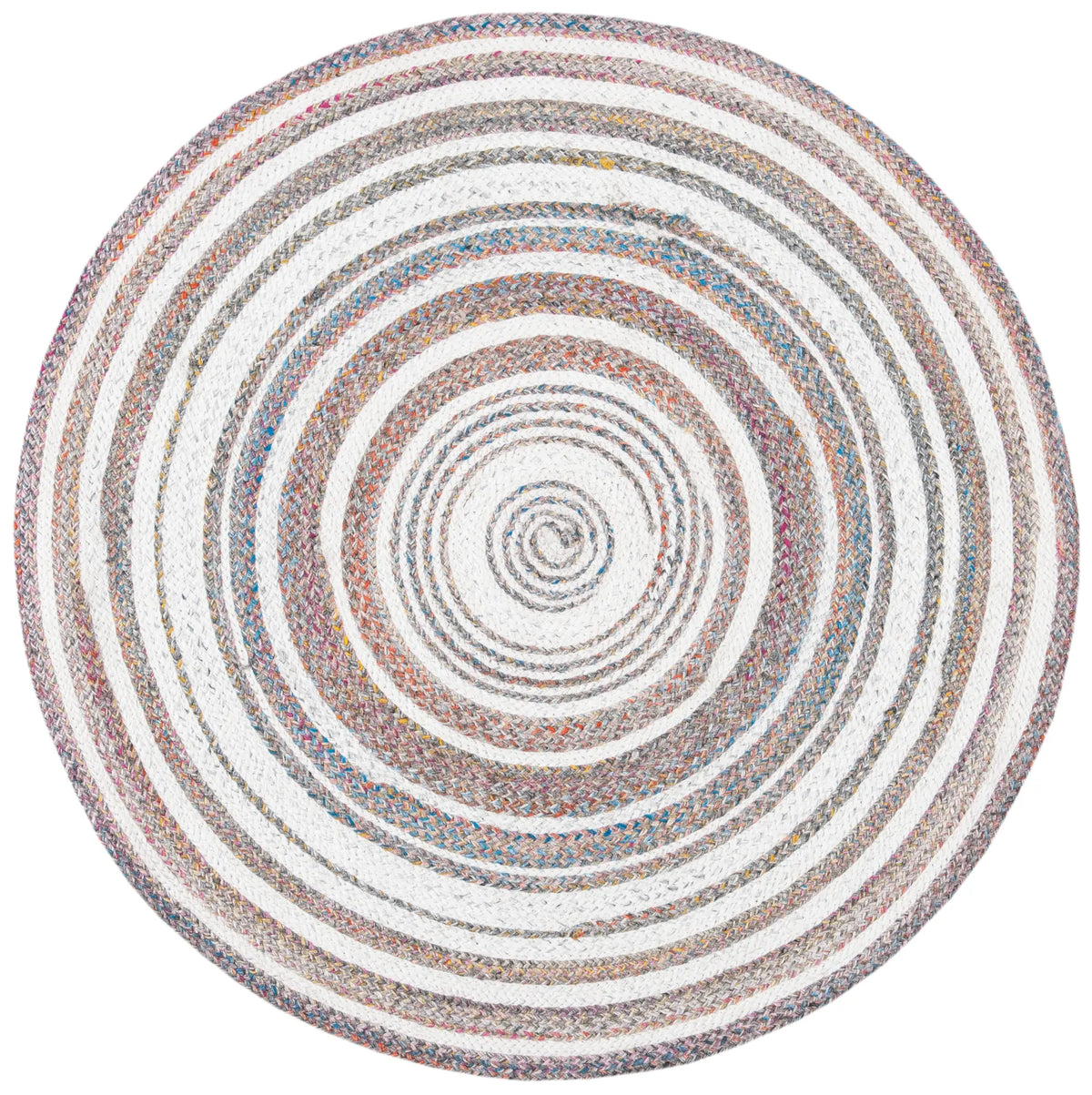 Safavieh Cape Cod 3'-0" x 3'-0" Rug in Ivory / Pink