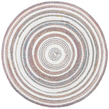 Safavieh Cape Cod 3'-0" x 3'-0" Rug in Ivory / Pink