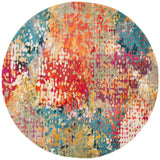 Safavieh Madison 5'-0" x 5'-0" Rug in Ivory / Multi