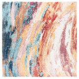 Safavieh Calista 6'-7" x 6'-7" Rug in Gold / Aqua
