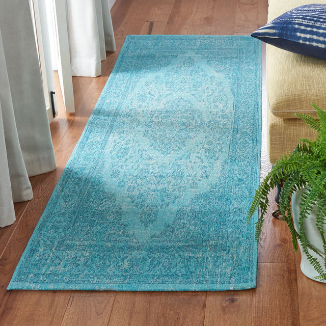 Safavieh Classic Vintage 2'-4" x 10'-0" Rug in Aqua