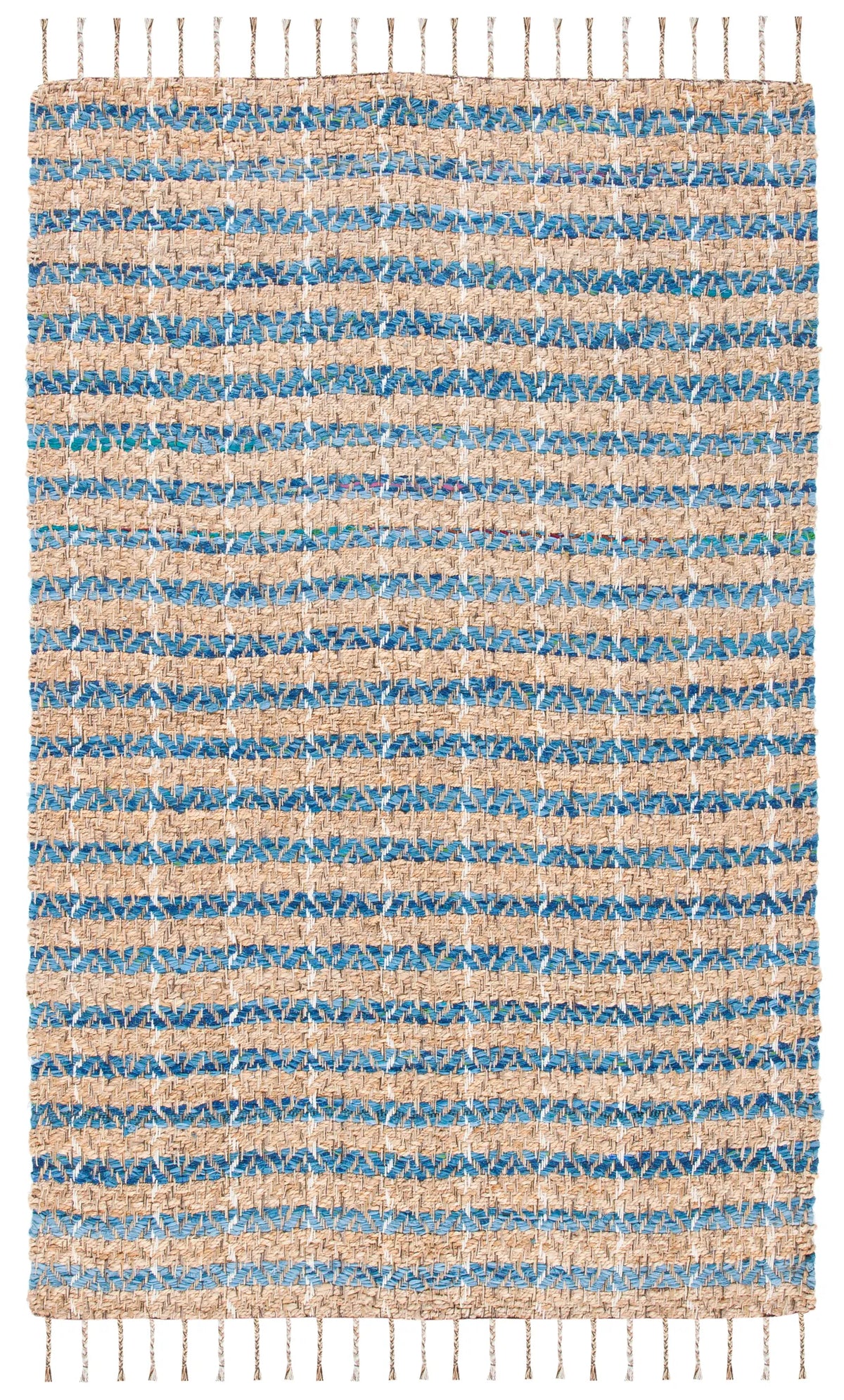 Safavieh Cape Cod 4'-0" x 6'-0" Rug in Blue / Natural