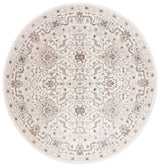 Safavieh Harlow 6'-3" x 6'-3" Rug in Ivory Grey / Rust