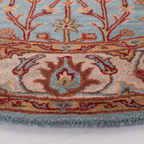 Safavieh Heritage 6'-0" x 6'-0" Rug in Blue / Ivory
