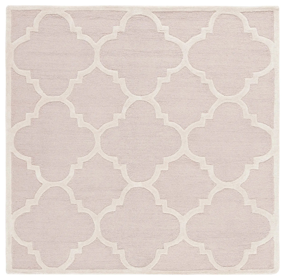 Safavieh Cambridge 6'-0" x 6'-0" Rug in Light Pink / Ivory