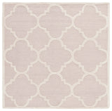 Safavieh Cambridge 6'-0" x 6'-0" Rug in Light Pink / Ivory