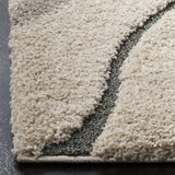 Safavieh Florida Shag 4'-0" x 6'-0" Rug in Cream / Light Blue