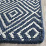 Safavieh Wilton 8'-0" x 10'-0" Rug in Navy / Ivory