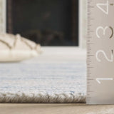 Safavieh Ebony 4'-0" x 6'-0" Rug in Ivory / Light Blue
