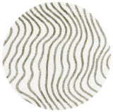 Safavieh Tahoe Shag 6'-7" x 6'-7" Rug in Ivory / Green