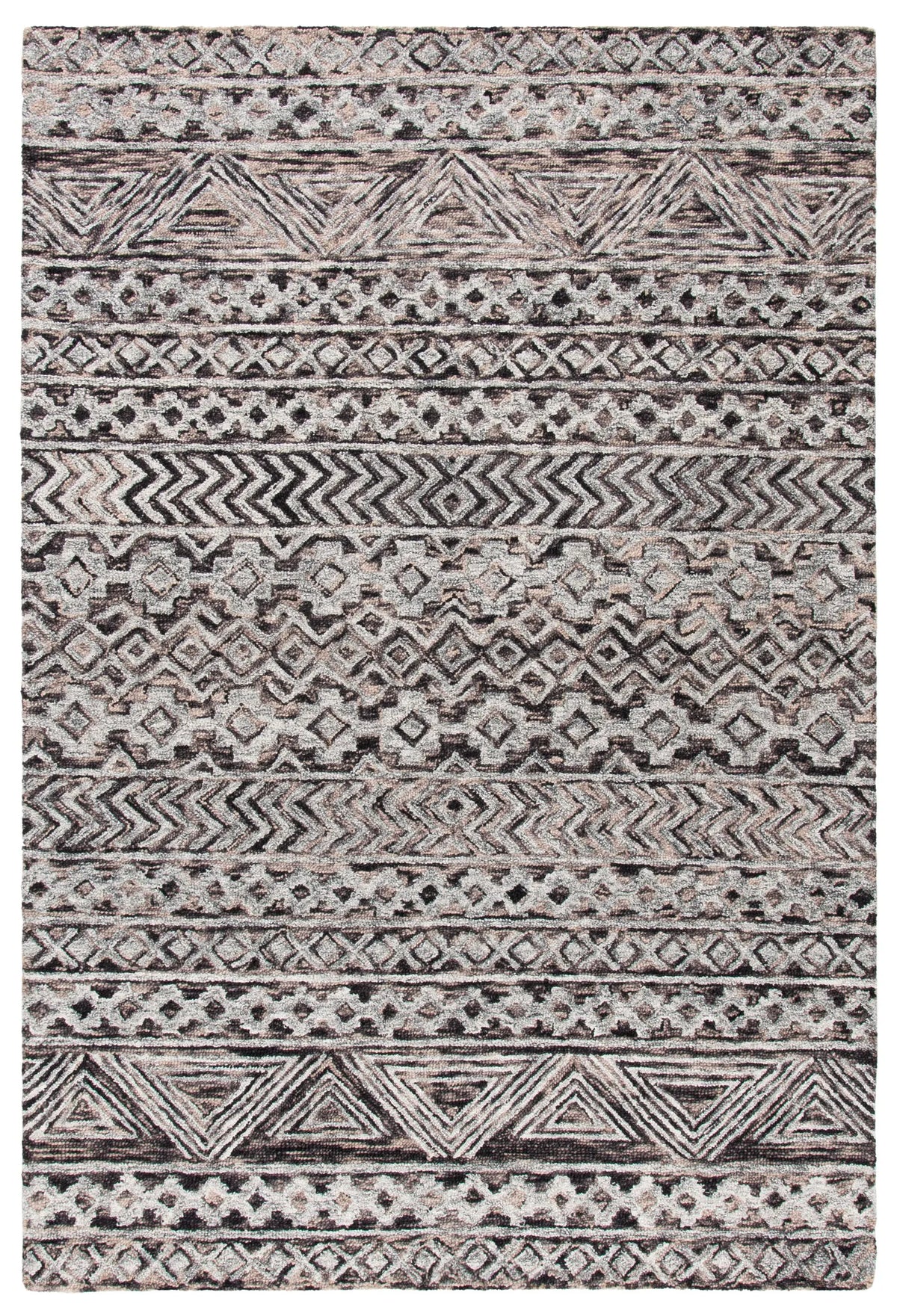 Safavieh Abstract 4'-0" x 6'-0" Rug in Grey / Brown