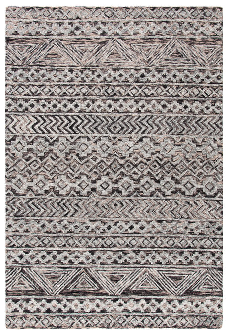 Safavieh Abstract 4'-0" x 6'-0" Rug in Grey / Brown