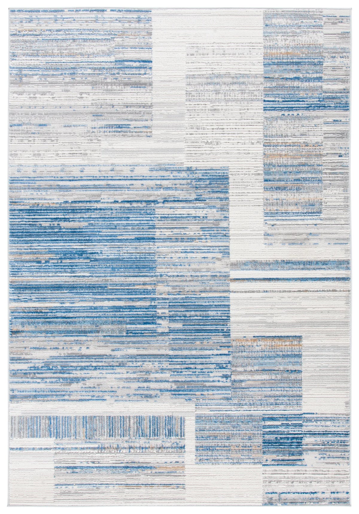 Safavieh Shivan 100 4'-0" x 6'-0" Rug in Ivory / Blue