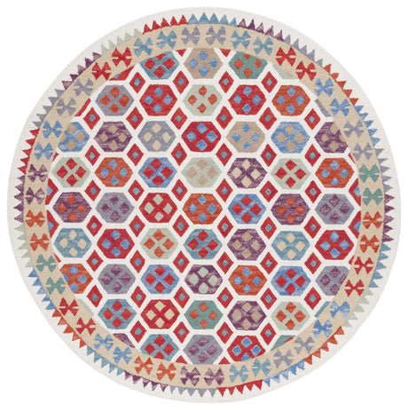 Safavieh Aspen 7'-0" x 7'-0" Rug in Ivory / Red