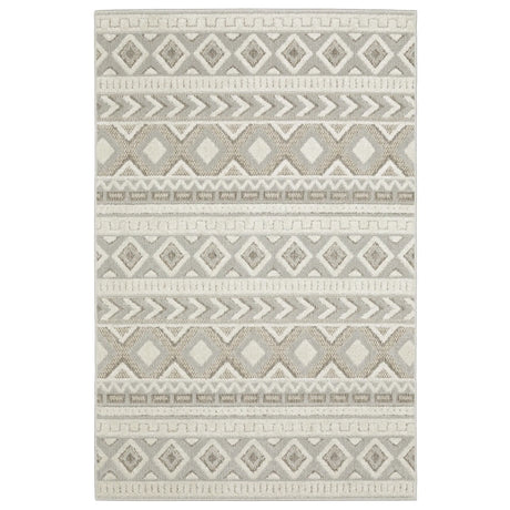 Oriental Weavers Sphinx Tangier Tan06 Grey/ Beige Rug - main flat