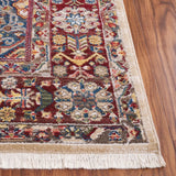 Safavieh Kashan 4'-0" x 6'-0" Rug in Ivory / Red