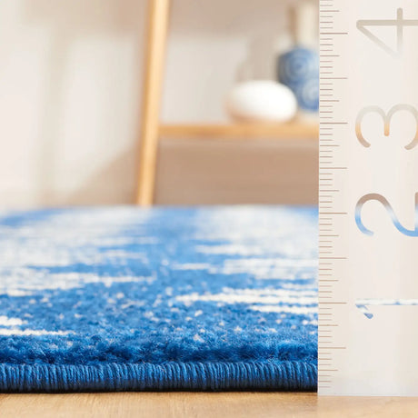 Safavieh Tulum 4'-5" x 6'-5" Rug in Navy / Ivory