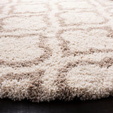 Safavieh Hudson Shag 5'-3" x 5'-3" Rug in Ivory / Beige
