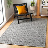 Safavieh Augustine 4'-0" x 6'-0" Rug in Black / Light Grey