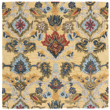 Safavieh Blossom 6'-0" x 6'-0" Rug in Gold / Multi