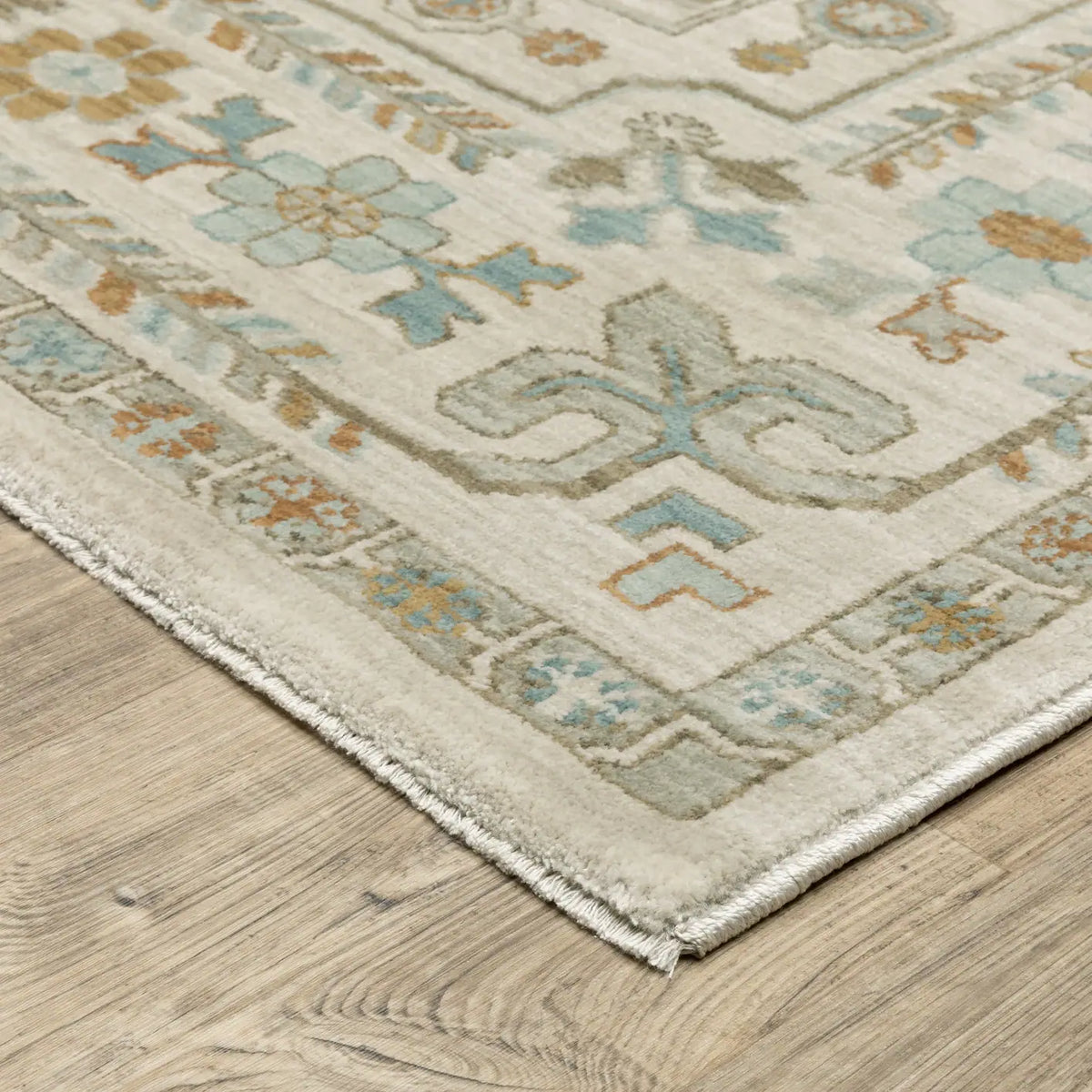 Oriental Weavers Sphinx Maeve MAE01 Blue Rugs - corner detail