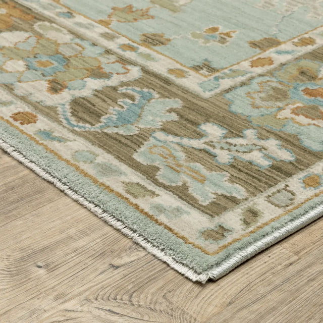 Oriental Weavers Sphinx Maeve MAE06 Rust Rugs - corner detail