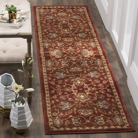 Safavieh Summit 2'-3" x 8'-0" Rug in Red / Dark Grey