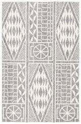 Safavieh Marbella 3'-0" x 5'-0" Rug in Grey / Ivory