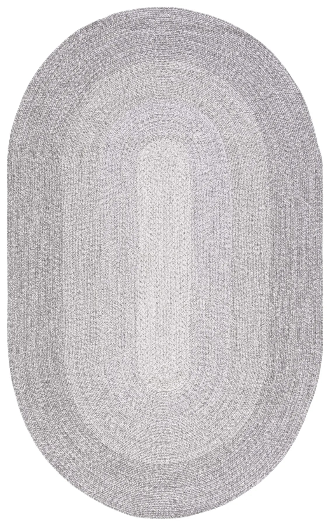 Safavieh Braided 5'-0" x 8'-0" Rug in Grey