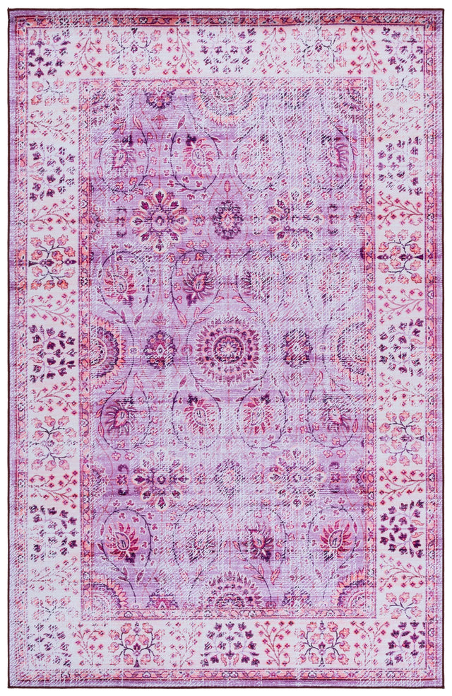 Safavieh Tucson 4'-0" x 6'-0" Rug in Violet / Beige