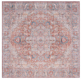 Safavieh Tucson 6'-0" x 6'-0" Rug in Rust / Navy