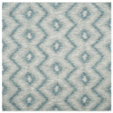 Safavieh Courtyard 6'-7" x 6'-7" Rug in Grey / Blue