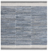 Safavieh Kilim 6'-0" x 6'-0" Rug in Blue / Ivory