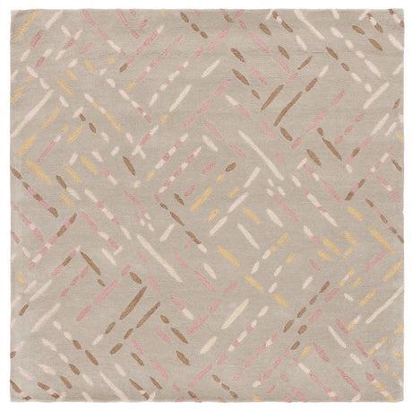 Safavieh Metro 6'-0" x 6'-0" Rug in Taupe / Pink