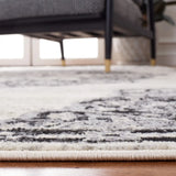 Safavieh Brentwood 4'-0" x 6'-0" Rug in Ivory / Black