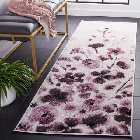 Safavieh Adirondack 2'-6" x 10'-0" Rug in Ivory / Purple