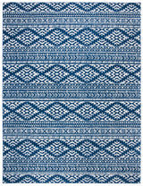 Safavieh Tulum 10'-0" x 13'-0" Rug in Navy / Ivory