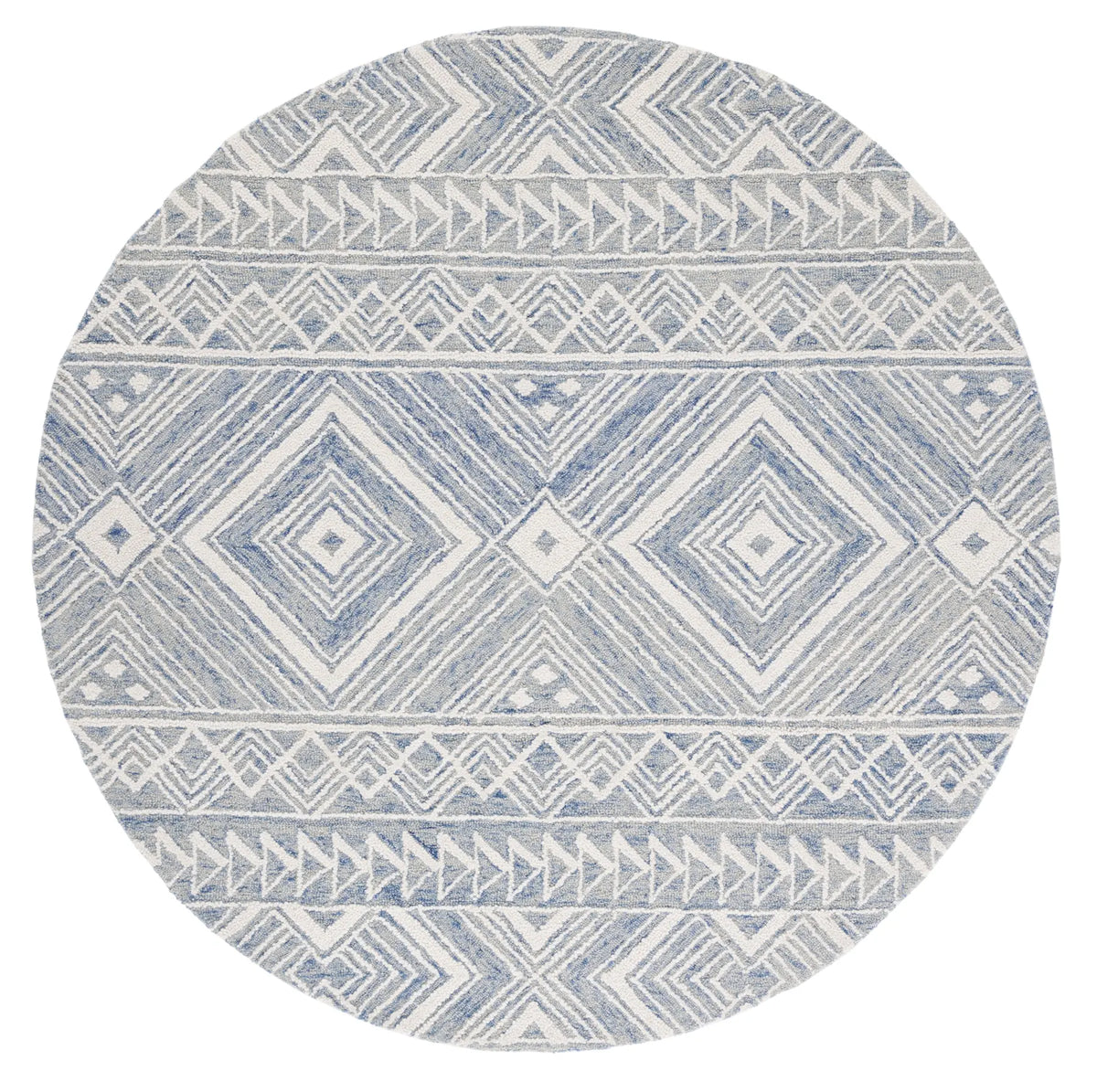 Safavieh Metro 6'-0" x 6'-0" Rug in Blue / Ivory