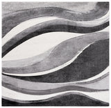 Safavieh Hollywood 6'-7" x 6'-7" Rug in Grey / Ivory