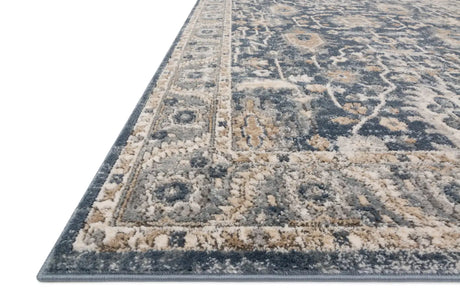 Loloi Teagan Tea-03 Denim/Pebble Rugs - rug corner