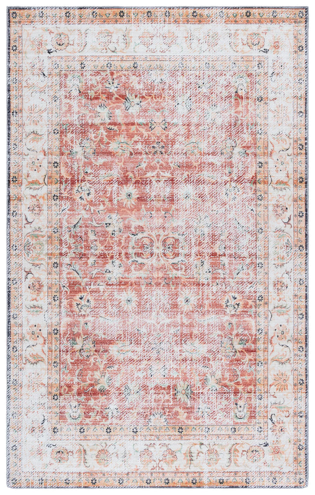Safavieh Arizona 4'-0" x 6'-0" Rug in Rust / Beige